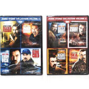 JESSE STONE DVD COLLECTION Vol.1 & 2 TOM SELLECK, 8 Movie Collection ~ BRAND NEW